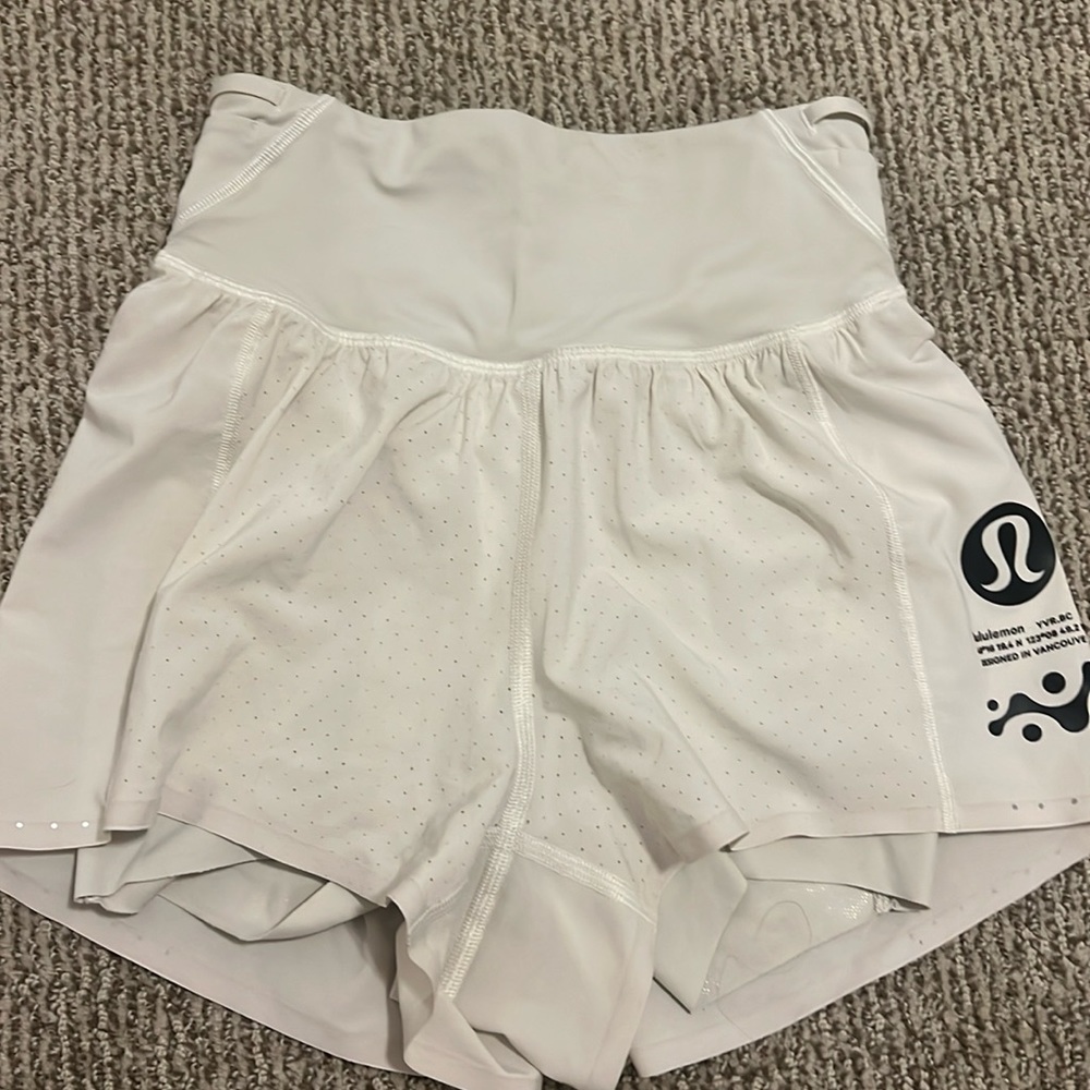 lululemon athletica White Athletic Shorts